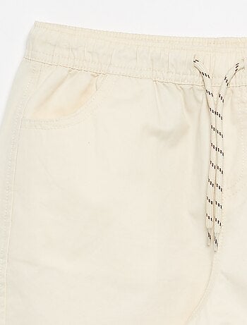 Barrel fit-broek met trekkoordjes