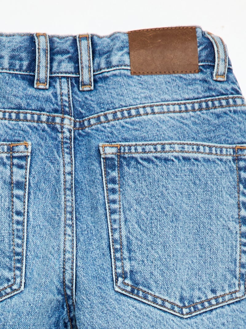 Barrel fit jeans Blauw - Kiabi