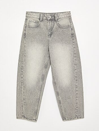 Barrel fit jeans met fantasie studs