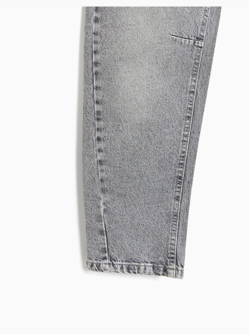 Barrel jeans, mo fashion Grijs - Kiabi