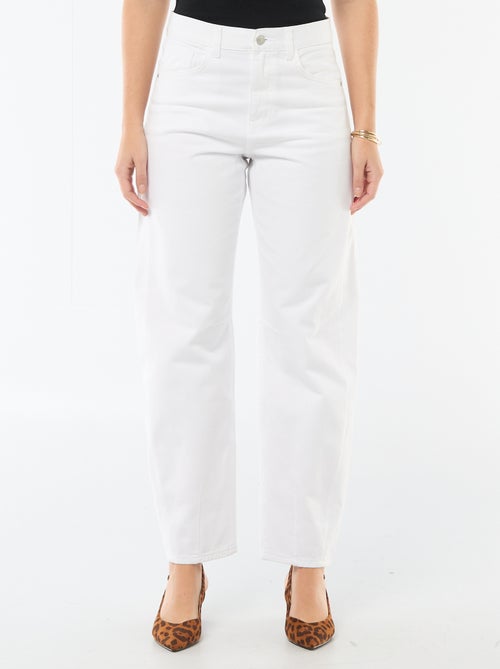 Barrel jeans van katoen - Kiabi