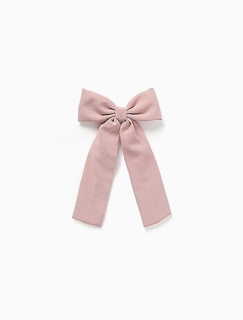 Barrette à cheveux avec grand nœud