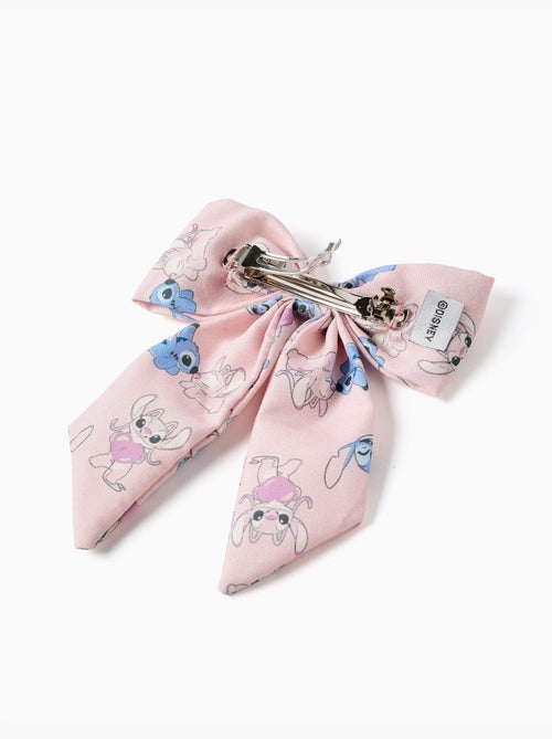 Barrette à cheveux avec nœud et imprimé Stitch - Kiabi