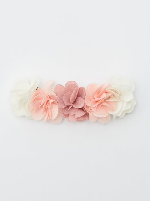 Barrette à fleurs cérémonie - Kiabi