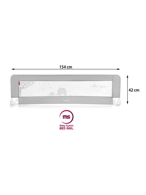 Barrière de lit bébé 0-18 mois, pliable, stable durable dimensions de couverture 154*42 - Kiabi Barrière de lit bébé 0-18 mois, pliable, stable durable dimensions de couverture 154*42 - Kiabi