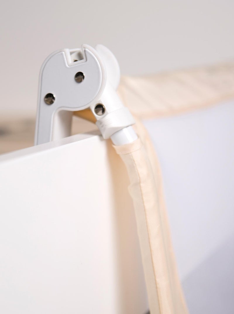 Barrière de lit enfant rabattable - Protection anti-chute 'Roba klipp-klapp' Blanc Beige - Kiabi