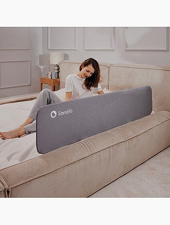 Barrière de lit LIONELO Lora - Pliable - Protection anti-chute - Sac inclus