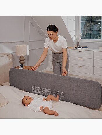 Barrière de lit LIONELO Lora - Pliable - Protection anti-chute - Sac inclus