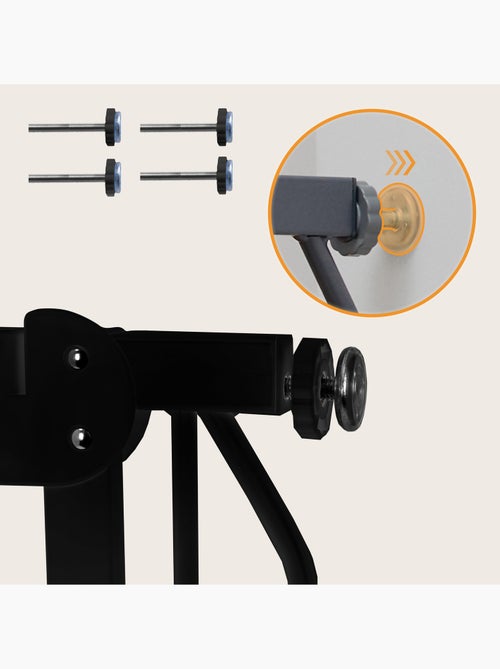 Barrière de sécurité bébé LIONELO Truus Slim - 75-105 cm - Fixation par pression - Sans perçage - Kiabi