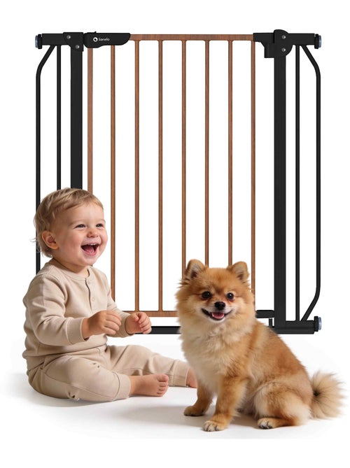 Barrière de sécurité bébé LIONELO Truus Slim - 75-105 cm - Fixation par pression - Sans perçage - Kiabi Barrière de sécurité bébé LIONELO Truus Slim - 75-105 cm - Fixation par pression - Sans perçage - Kiabi