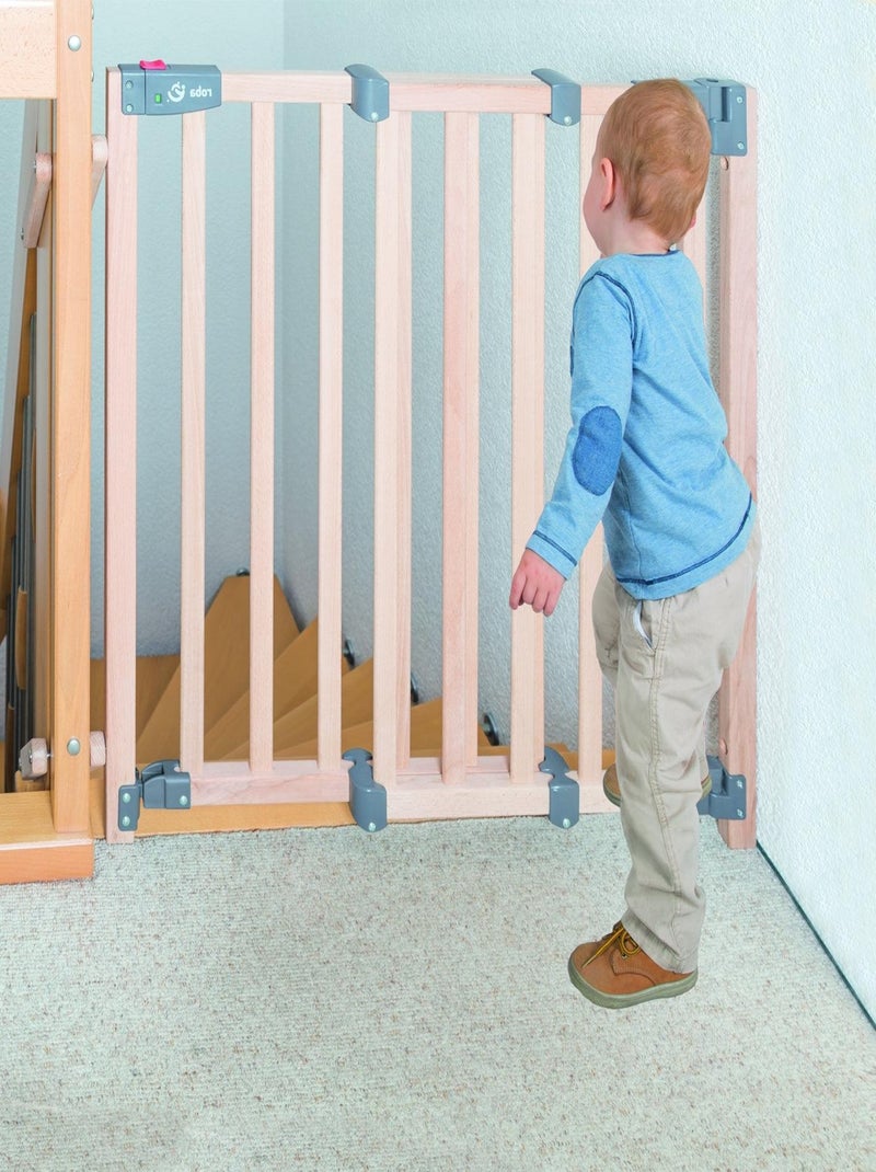 Barrière de sécurité extensible en bois massif Safety Up - ROBA Marron clair - Kiabi
