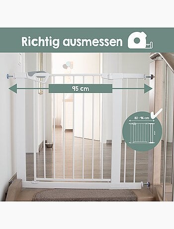 Barrière de sécurité porte et escalier minimaliste easySafe+ Roba