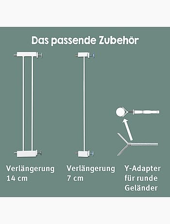 Barrière de sécurité porte et escalier minimaliste easySafe+ Roba