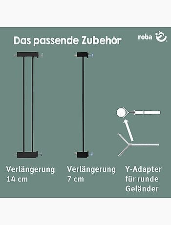 Barrière de sécurité porte et escalier minimaliste easySafe+ Roba