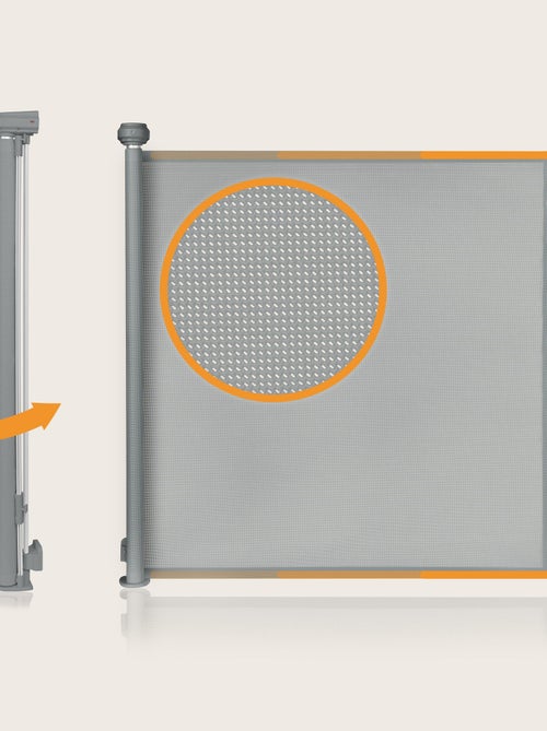 Barrière de sécurité rétractable - LIONELO Thea - 85 x 140 cm - Pas de seuil - Kiabi Barrière de sécurité rétractable - LIONELO Thea - 85 x 140 cm - Pas de seuil - Kiabi