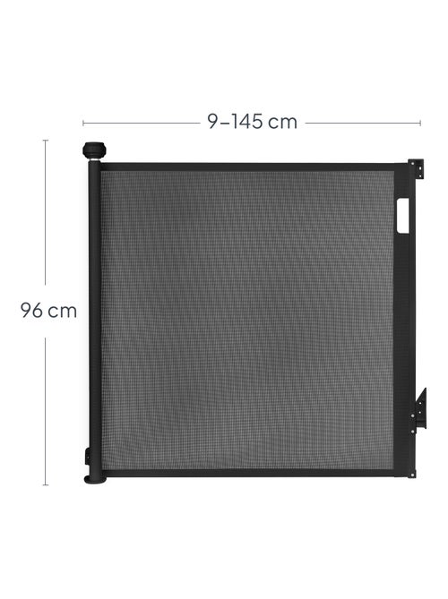 Barrière de sécurité rétractable - LIONELO Thea - 85 x 140 cm - Pas de seuil - Kiabi Barrière de sécurité rétractable - LIONELO Thea - 85 x 140 cm - Pas de seuil - Kiabi