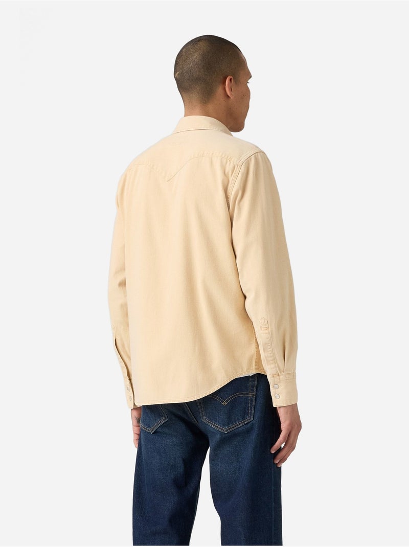 Barstow westernhemd - Levi's Beige - Kiabi
