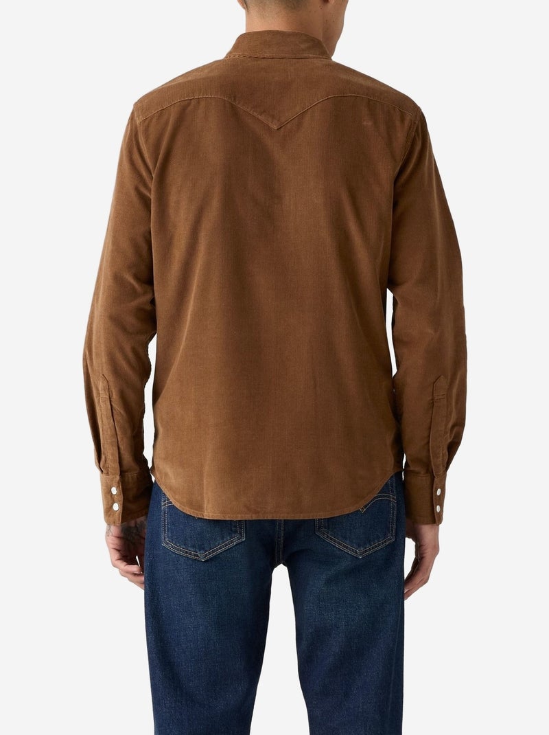 Barstow westernhemd - Levi's Bruin - Kiabi