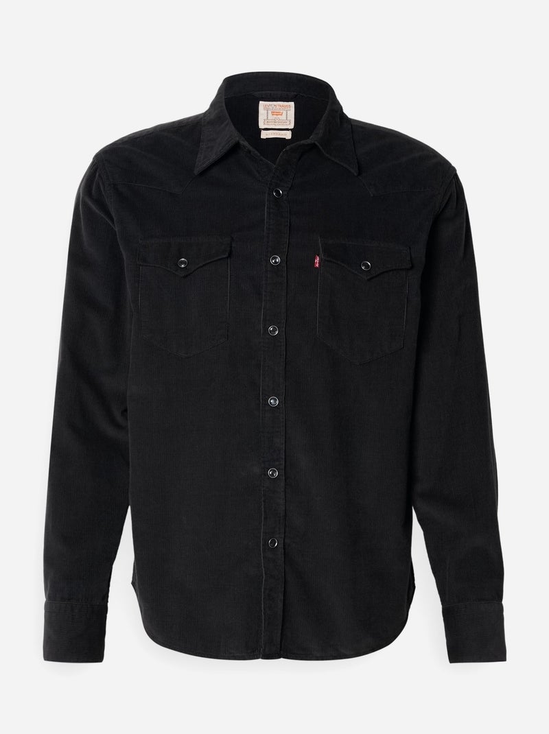 Barstow westernhemd - Levi's Zwart - Kiabi