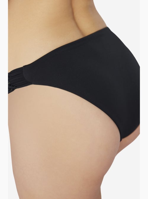 Bas de bikini basic avec détails macramé sur les côtés penti - Kiabi Bas de bikini basic avec détails macramé sur les côtés penti - Kiabi