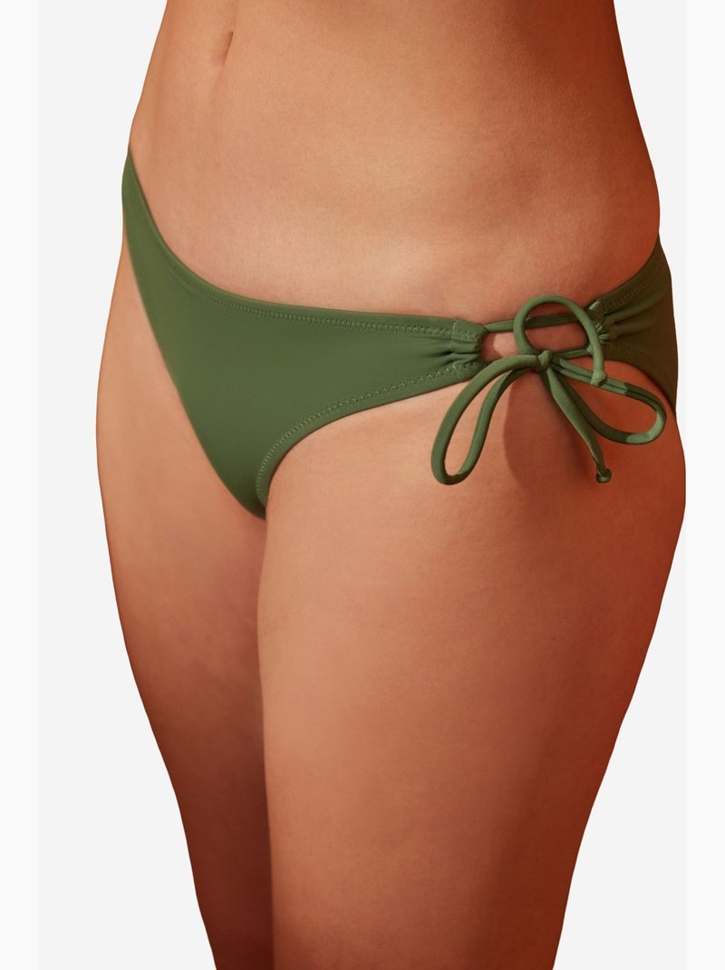 Bas de bikini basic ring penti Vert kaki - Kiabi