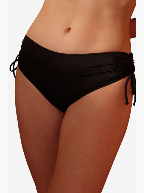 Bas de bikini basic taille haute à nouer penti - Kiabi Bas de bikini basic taille haute à nouer penti - Kiabi