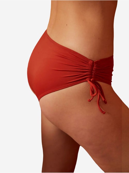 Bas de bikini basic taille haute à nouer penti - Kiabi Bas de bikini basic taille haute à nouer penti - Kiabi