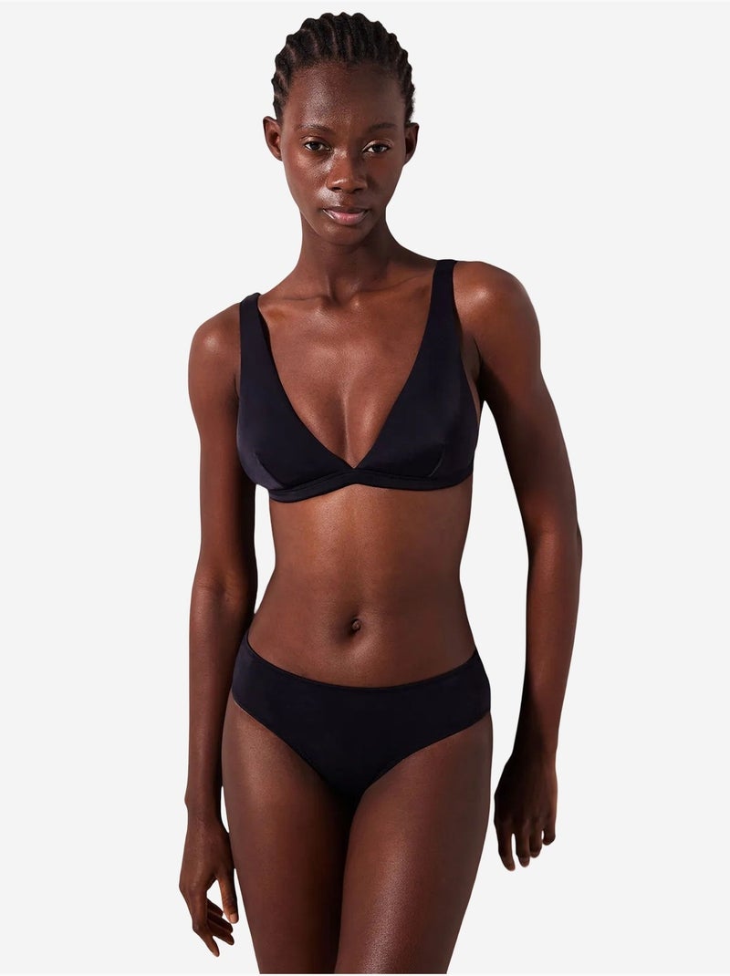 Bas de bikini hipster basique penti Noir - Kiabi