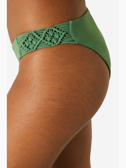 Bas de bikini laguna à détail macramé penti - Kiabi Bas de bikini laguna à détail macramé penti - Kiabi