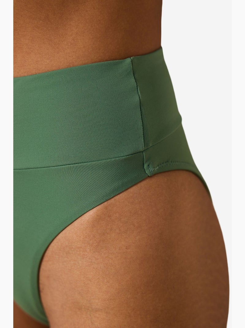 Bas de bikini super high leg penti Vert - Kiabi