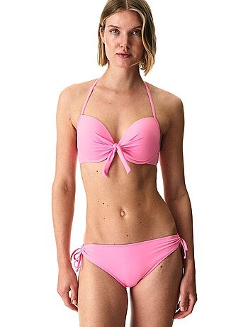 Bas de bikini taille basse à anneaux penti