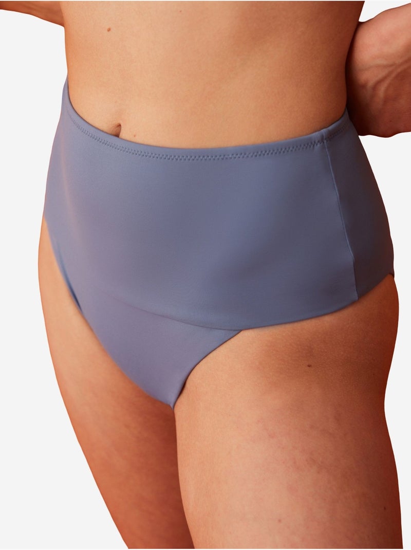Bas de bikini taille haute clean vintage penti Bleu - Kiabi