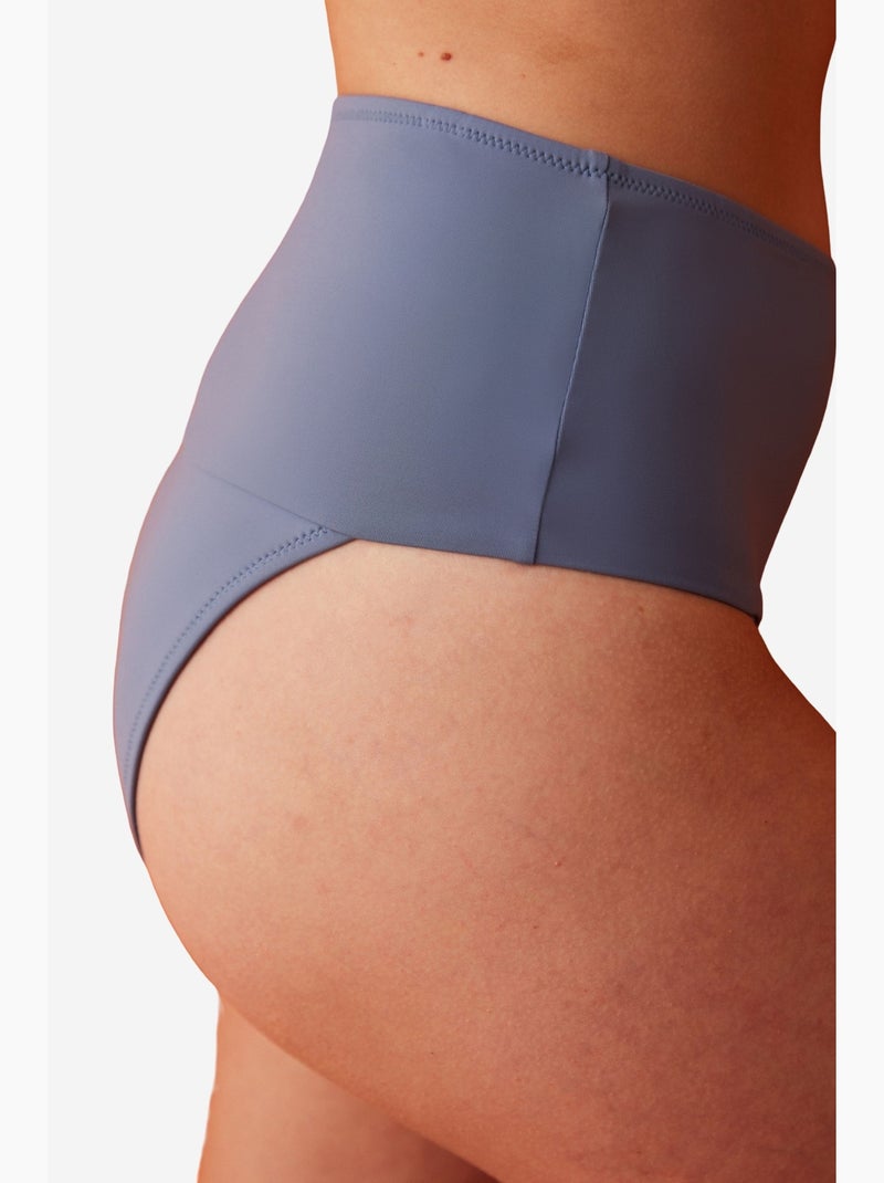 Bas de bikini taille haute clean vintage penti Bleu - Kiabi