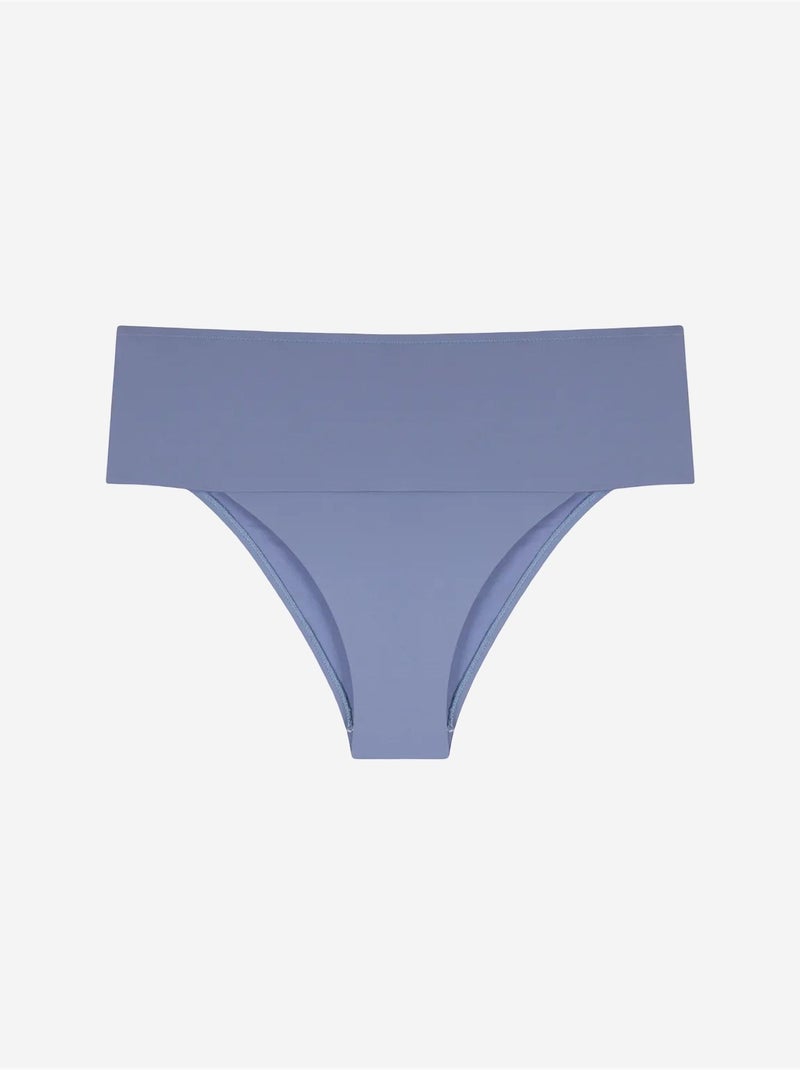 Bas de bikini taille haute clean vintage penti Bleu - Kiabi