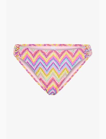 Bas de bikini zigzag macramé taille basse penti
