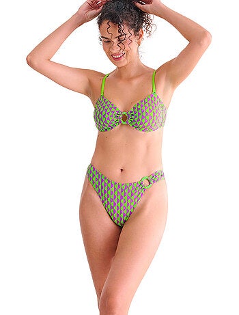 Bas maillot brésilien de bain échancré aruba