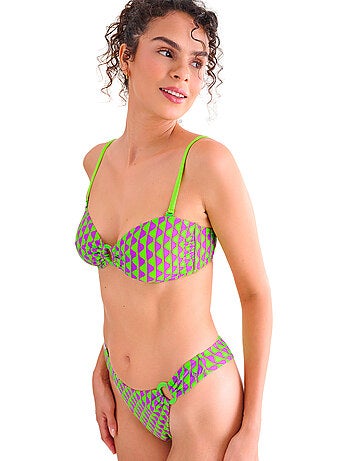 Bas maillot brésilien de bain échancré aruba