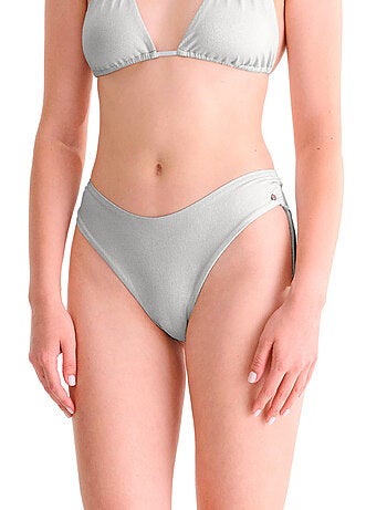 Bas maillot brésilien de bain échancré blue lagoon
