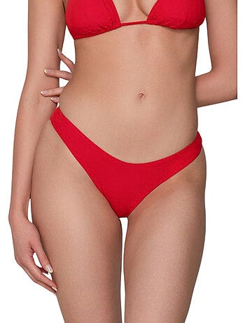 Bas maillot brésilien de bain échancré blue sense