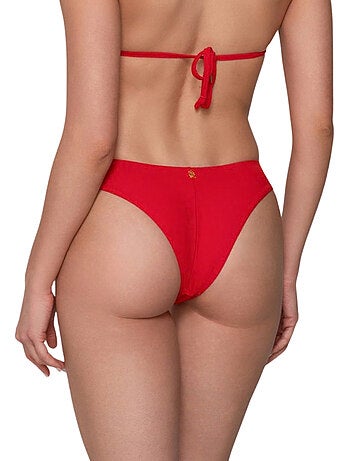Bas maillot brésilien de bain échancré blue sense