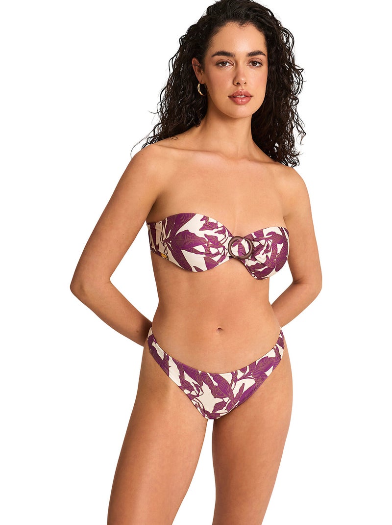 Bas maillot brésilien de bain salvia Blanc - Kiabi