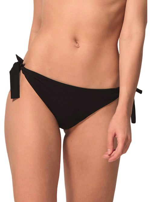 Bas maillot de bain à nouettes blue sense - Kiabi Bas maillot de bain à nouettes blue sense - Kiabi