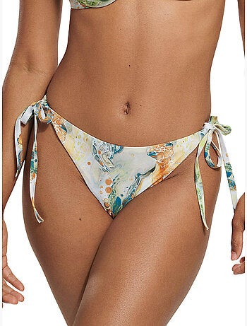 Bas maillot de bain brésilien taille basse à nouettes indonesia