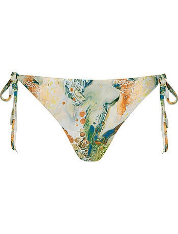 Bas maillot de bain brésilien taille basse à nouettes indonesia