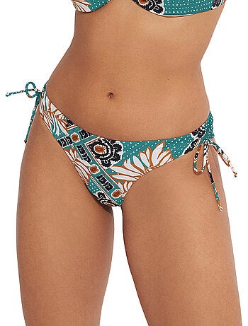 Bas maillot shorty de bain à nouettes bari