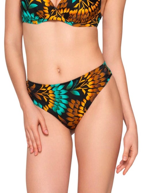 Bas maillot slip de bain 5cm plissé emerald - Kiabi Bas maillot slip de bain 5cm plissé emerald - Kiabi