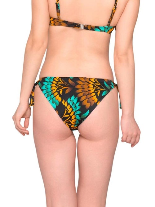 Bas maillot slip de bain à nouettes emerald - Kiabi Bas maillot slip de bain à nouettes emerald - Kiabi