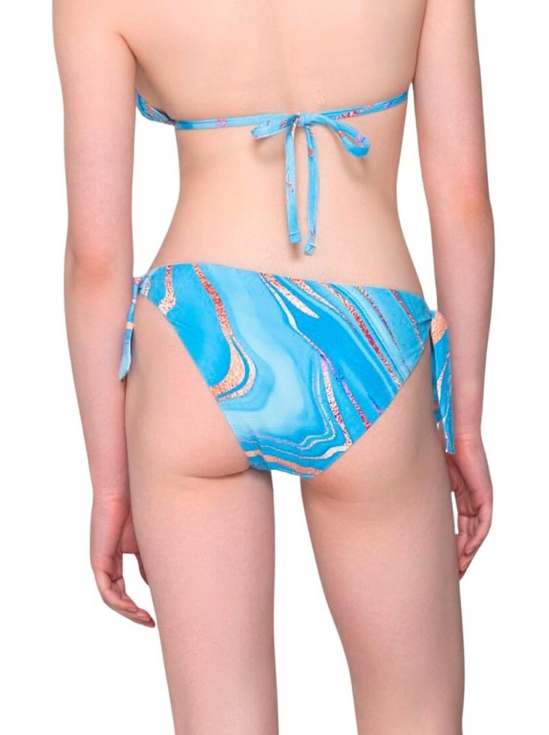 Bas maillot slip de bain à nouettes lana Multicolore - Kiabi