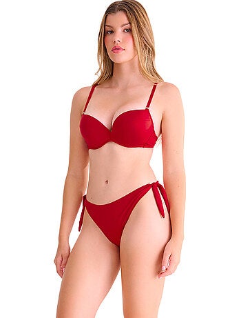 Bas maillot slip de bain à nouettes portofino