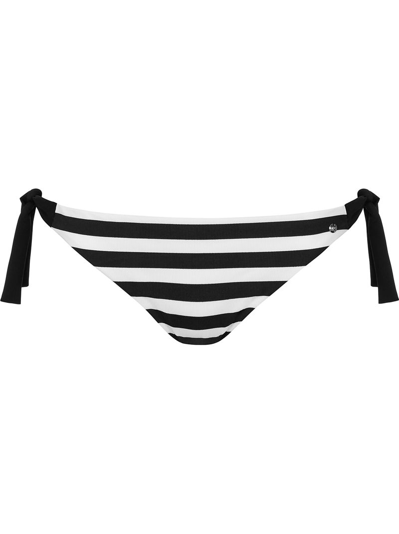 Bas maillot slip de bain à nouettes rhodes Noir - Kiabi